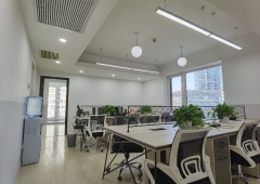 东三环商圈旺座中心157㎡、精装修带全套家具、两个隔断间