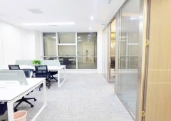 望京商圈新出稀缺精装小户型配办公家具，2个隔断间