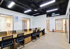 双桥繁华商圈，华文国际传媒C座写字楼出租，精装修带家具