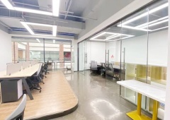 东五环高碑店黄金商圈，紧邻公园旁的办公室，精装修带家具