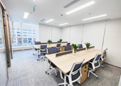 大望路商圈 万达广场写字楼 123㎡精装带家具 随时起租