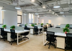 北四环北美国际商务中心 402㎡精装带家具 拎包入住