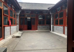 南锣鼓巷～沙井胡同精品四合院出租，坐北朝南，使用面积：400