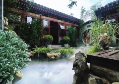 院落为地上一层，一进四合院，包含游廊、功能齐全的空间格局