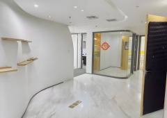 万寿路文博大厦 458平全新精装修 户型方正 视野开阔
