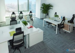 古城 中海OFFICEZIP·中海大厦 9人办公室 精装修